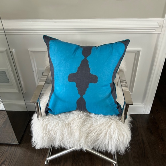 APHROCHIC  Reflection Pillow 24” square w/ down insert - Picture 2 of 3